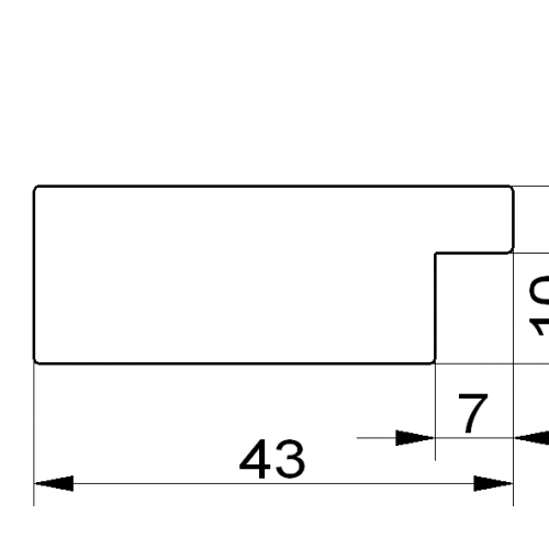 Srebrna przecierana rama - 5