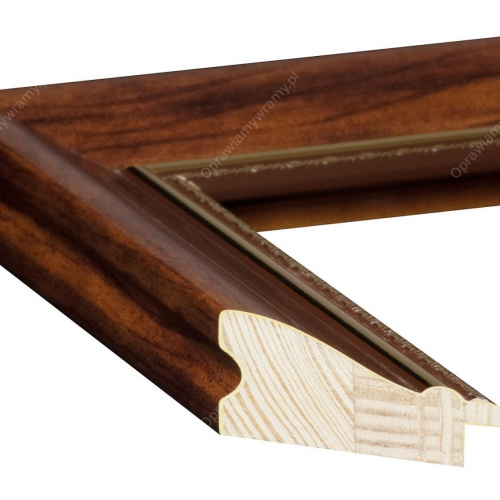 Zdobiona rama w kolorze wenge - 2