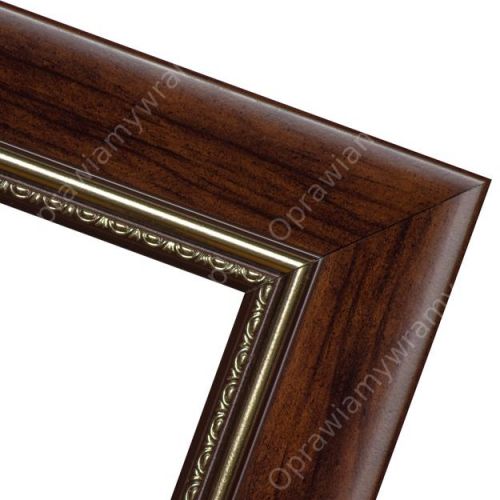 Zdobiona rama w kolorze wenge