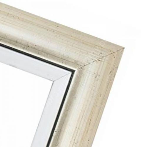 Ramka srebrny półwałek