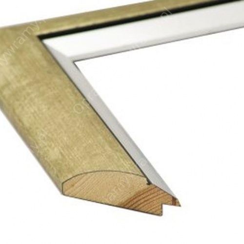 Ciepłe srebro półwałek - 2