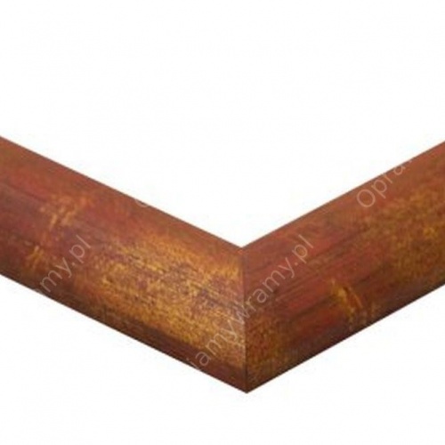 Mahoniowo-złoty półwałek - 4