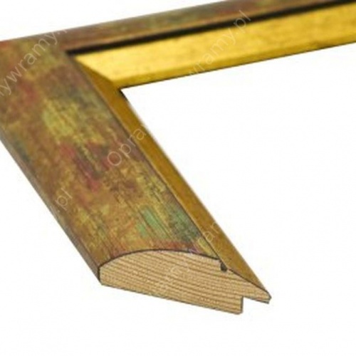 Moro zielono-złota ramka - 3