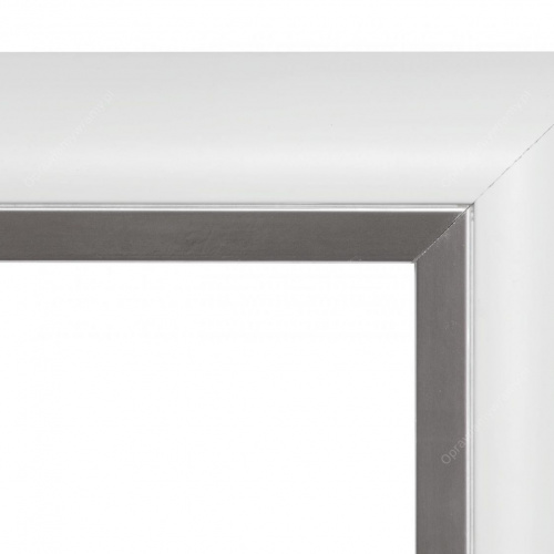 Ramka biały półwałek - 3