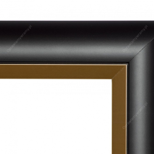 Ramka czarna ze złotym - 3