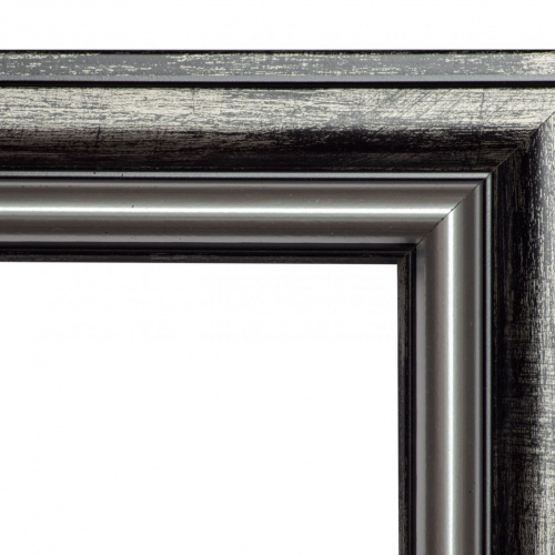 Czarna ze srebrnym paskiem 50-03 - 4