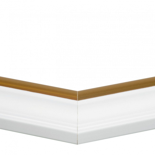 Biała ze złotym paskiem - 4