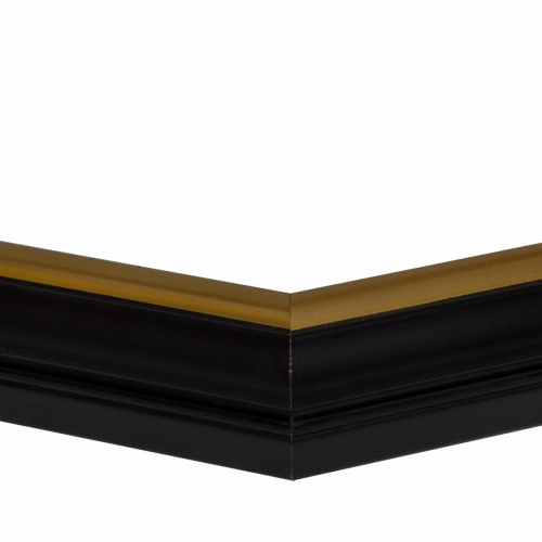 Czarna ze złotym paskiem - 5