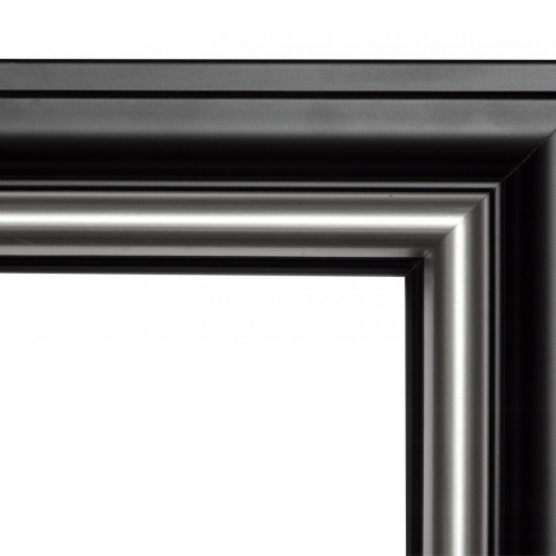 Czarna ze srebrnym paskiem - 3