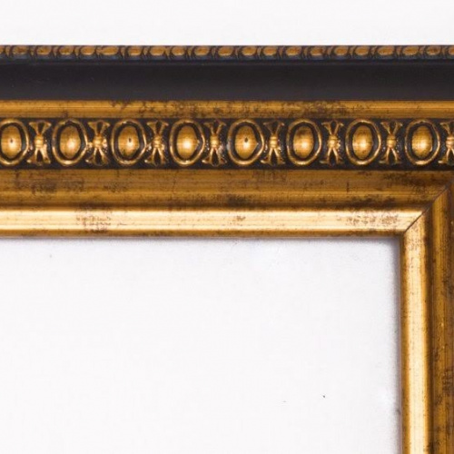 Czarna ze złotym ornamentem - 3