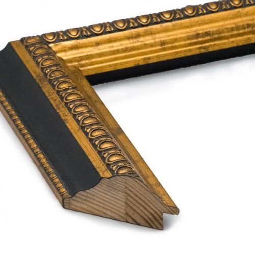 Czarna ze złotym ornamentem - 2