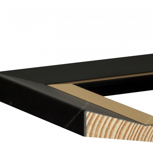 Czarny mat ze złotym - 2