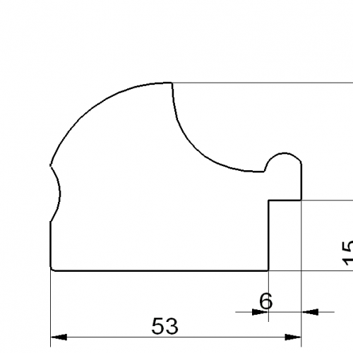 Szampańska rama art deco - 9