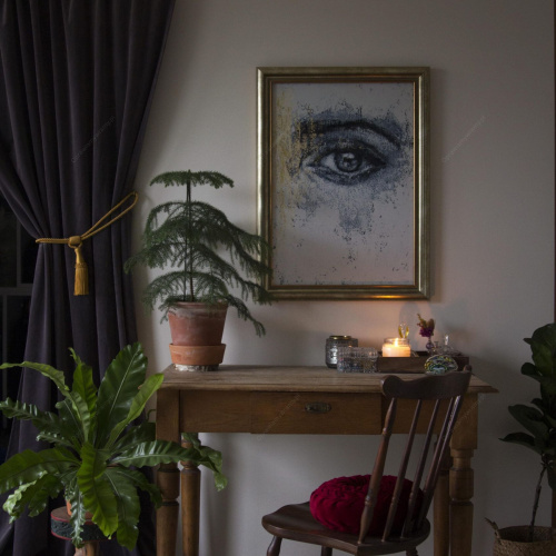 Szampańska rama art deco - 8