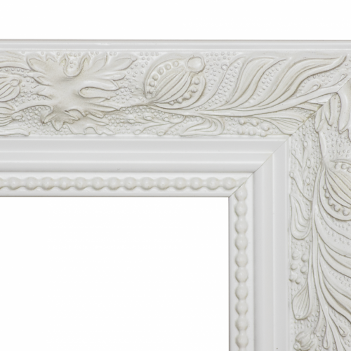 Biała matowa z ornamentem - 8