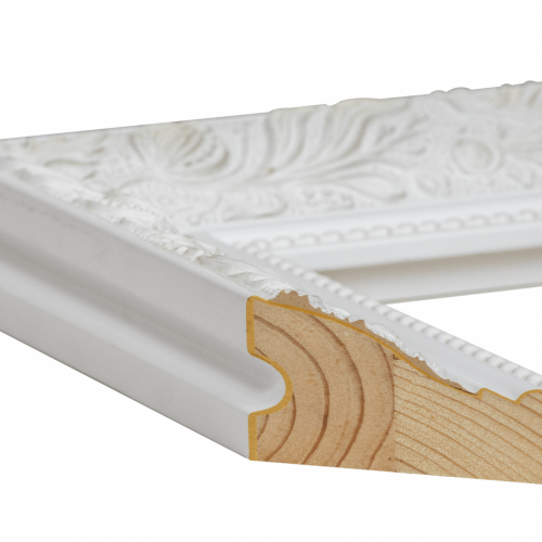 Biała matowa z ornamentem - 7