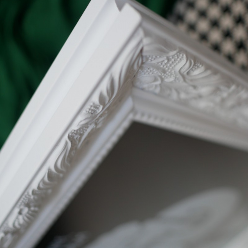 Biała matowa z ornamentem - 6