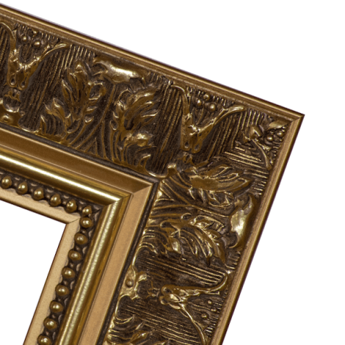 Złota barokowa rama