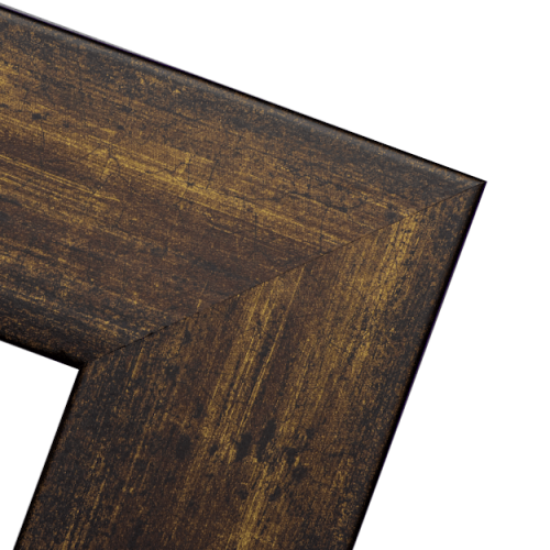 Szeroka złotobrązowa rama