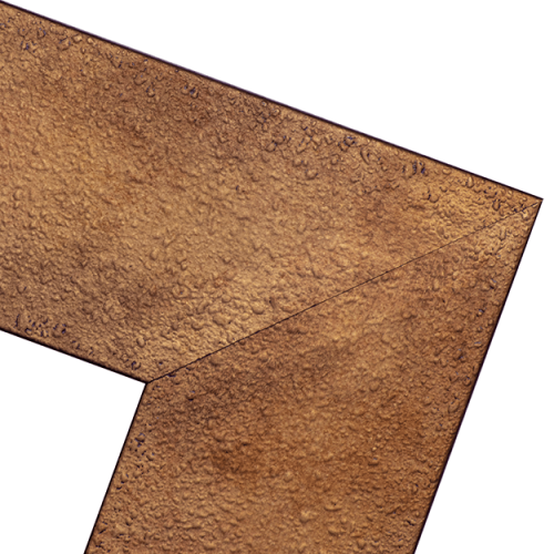 Szeroka miedziana rama