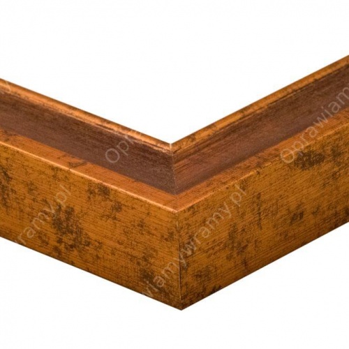 Postarzana złota rama - 6