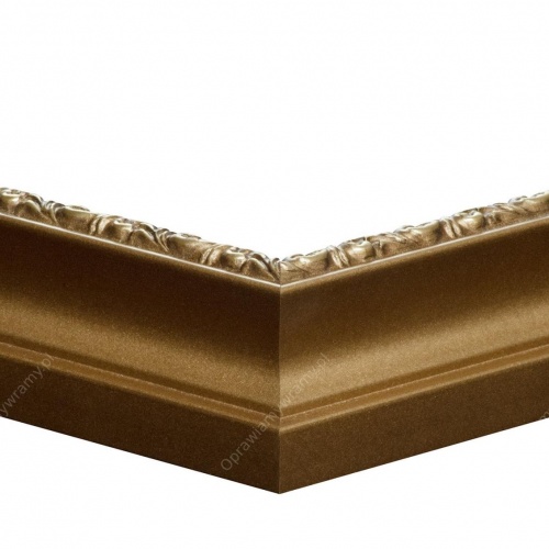 Stare złoto ramka do lustra - 4