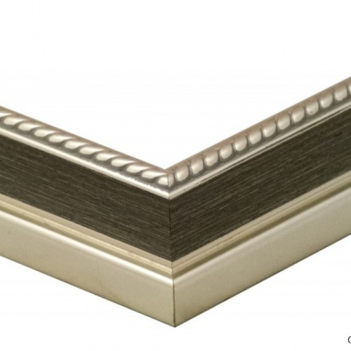 Ciemna zieleń i srebro rama - 4