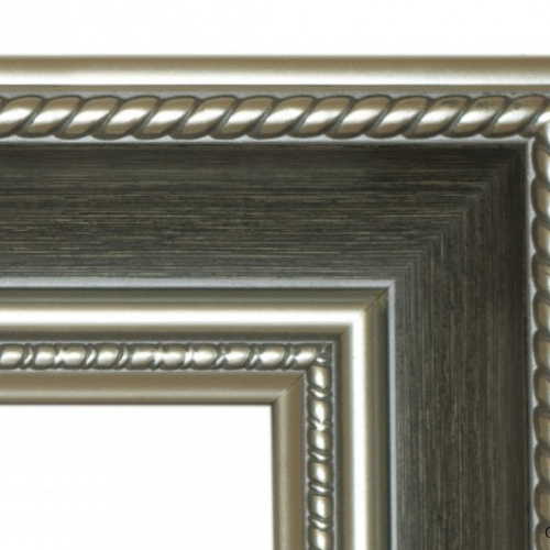 Ciemna zieleń i srebro rama - 6