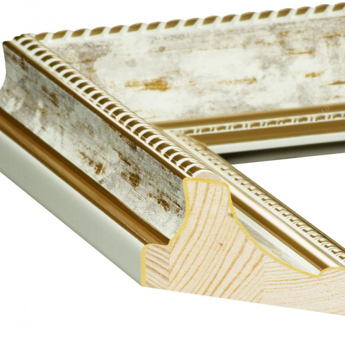 Biało-złota przecierana - 3