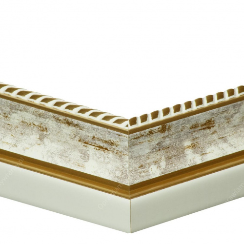 Biało-złota przecierana - 5