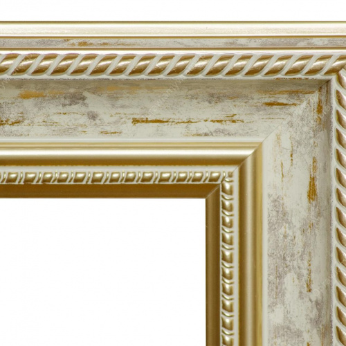 Biało-złota przecierana - 4