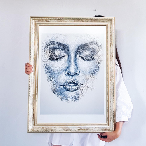 Biało-złota przecierana - 2