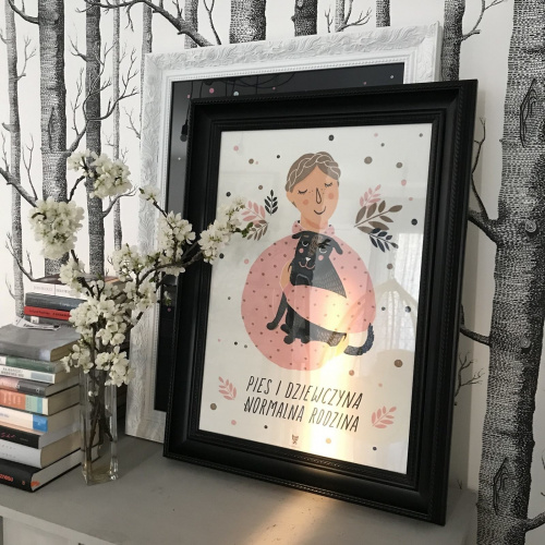 Czarna matowa ozdobna - 2