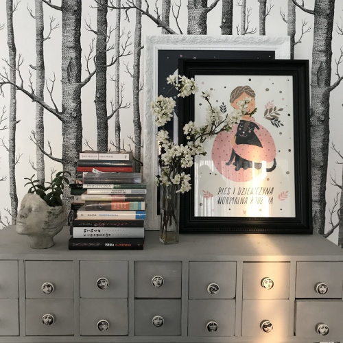 Czarna matowa ozdobna - 3