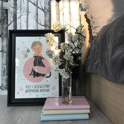 Czarna matowa ozdobna - 4