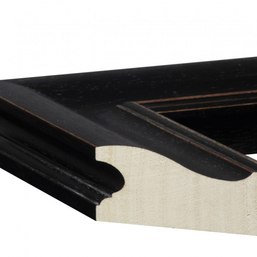 Gruba czarna przecierana rama - 2