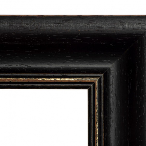 Gruba czarna przecierana rama - 3