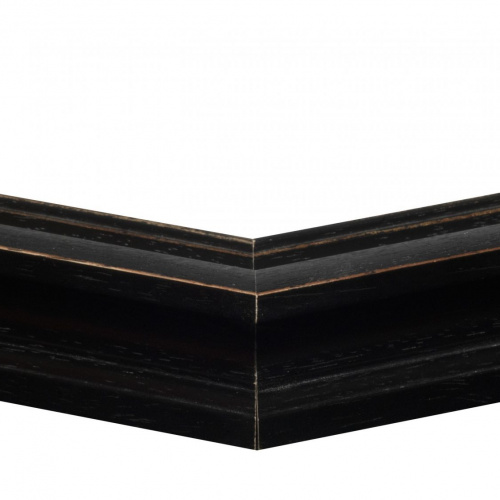 Gruba czarna przecierana rama - 4