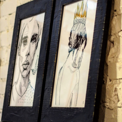 Czarna rama styl skandynawski - 7