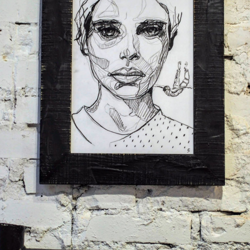 Czarna rama styl skandynawski - 8