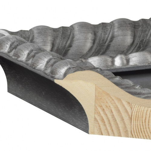 Srebrna rama art deco - 2