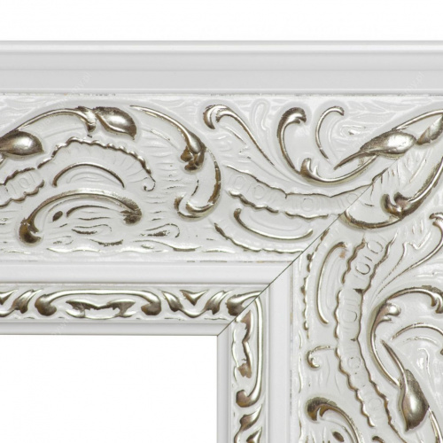 Biało-srebrna glamour rama - 3