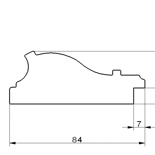 Dekoracyjna czarna rama - 5