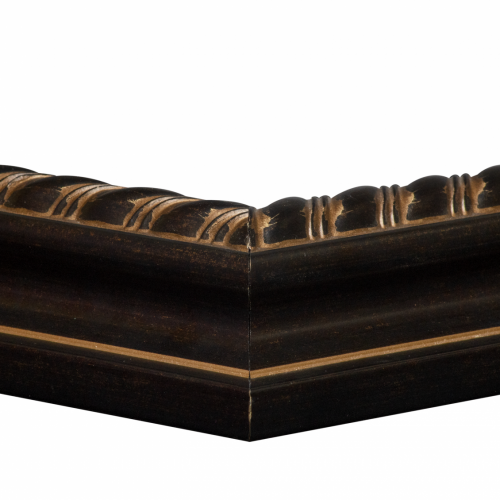 Brązowa przecierana rama - 4