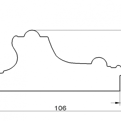 Czarna przecierana na srebro rama - 5