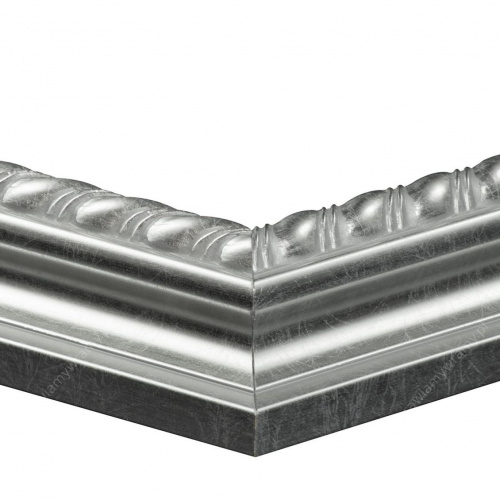 Barokowa srebrna rama do lustra - 4