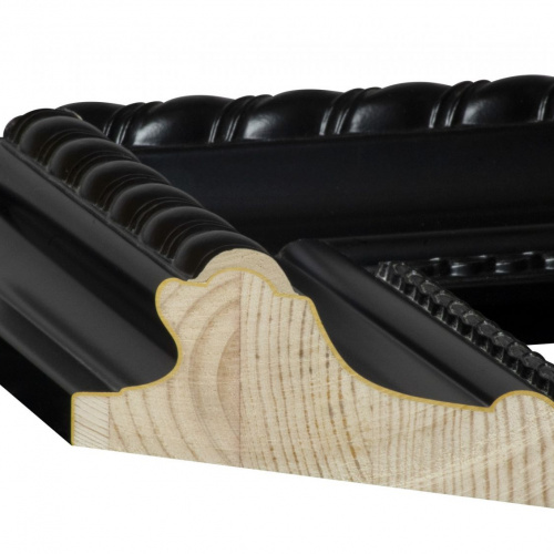 Czarna szeroka zdobiona rama - 2