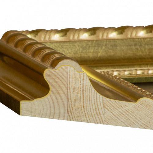 Złota błyszcząca rama do luster - 2