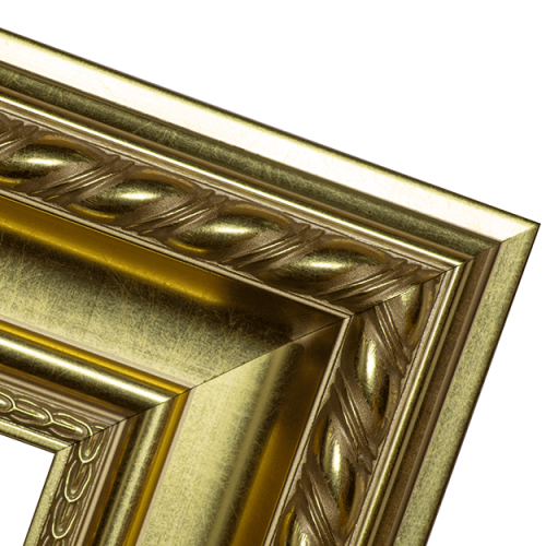 Złota błyszcząca rama do luster