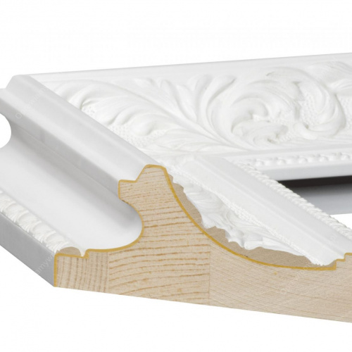 Biała szeroka zdobiona - 2